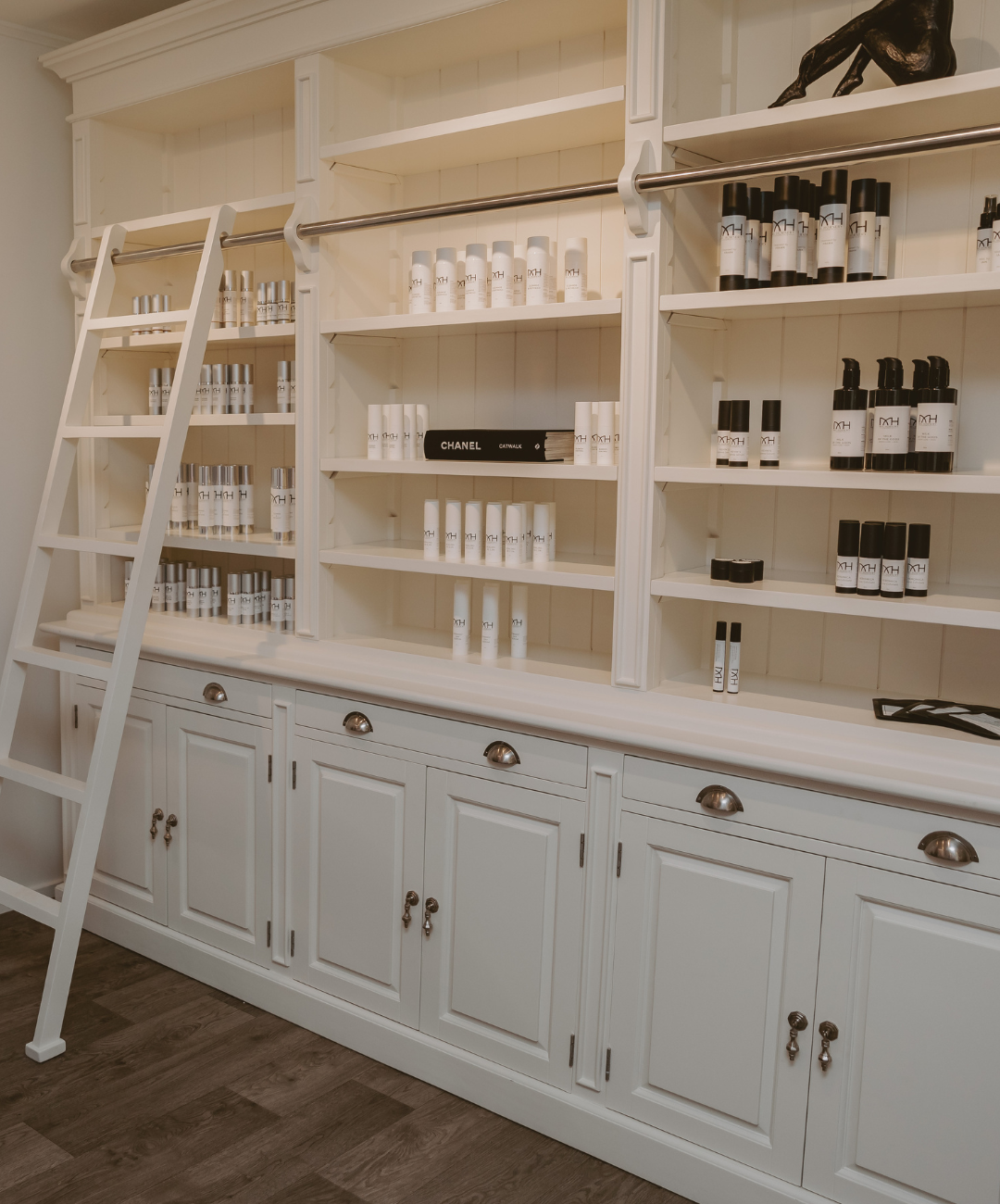 Mel Hornery Cosmetics skincare range displayed, showcasing the high-quality products available at top skin clinics for comprehensive skin care.