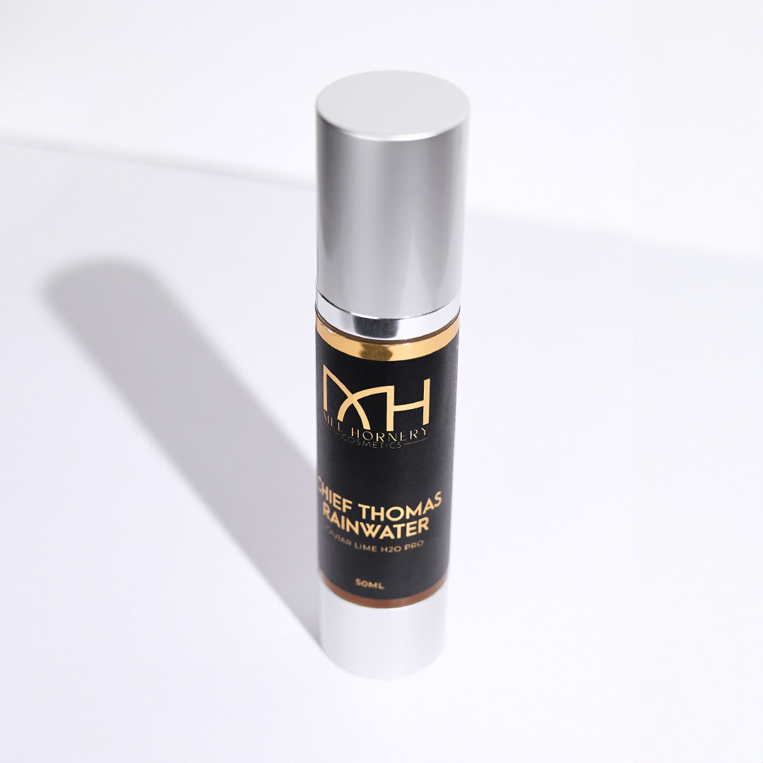 Chief Thomas Rainwater, a premium skincare product by Mel Hornery Cosmetics.