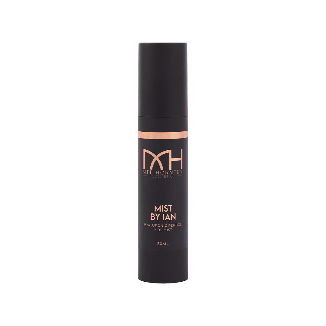 Mist by Ian skincare product from Mel Hornery Cosmetics at a laser clinic.